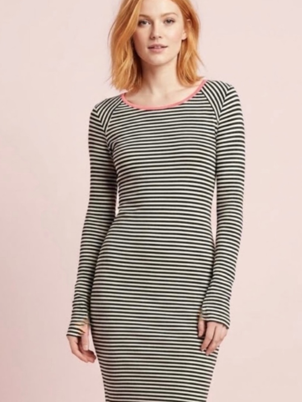 NWOT! Splendid Women's Large Striped Stretch Maxi Dress - L